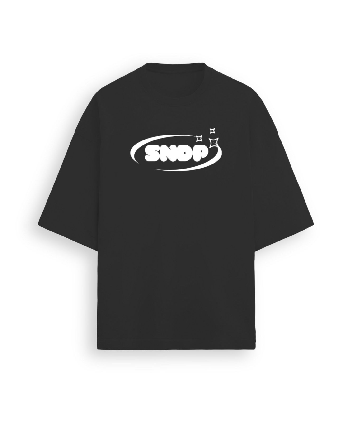 Black Signature Oversized tee